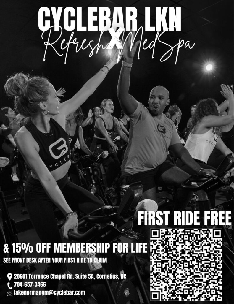 CycleBar indoor cycling studio partner of REFRESH LKN